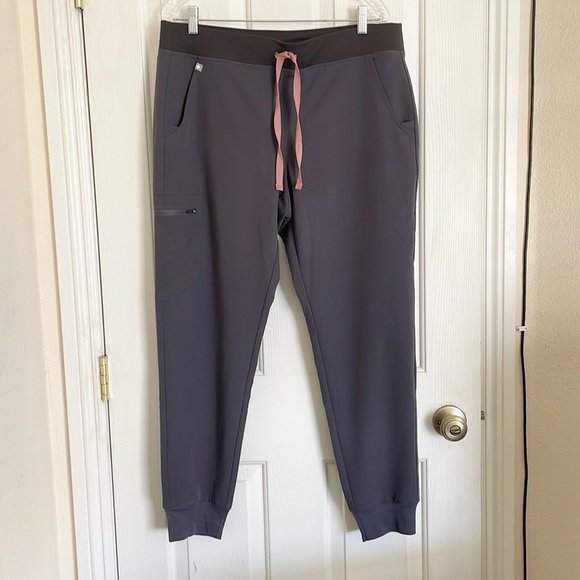 Figs Zamora 2.0 jogger srub pants charcoal gray size L - Picture 2 of 8